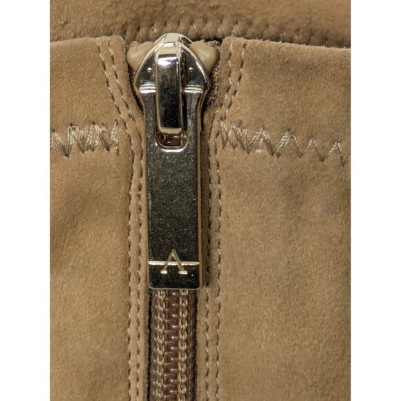 Aquatalia Women's Brown Sandi Suede Leather Side Zip Boots Shoes Size US 9.5 M - Picture 9 of 16